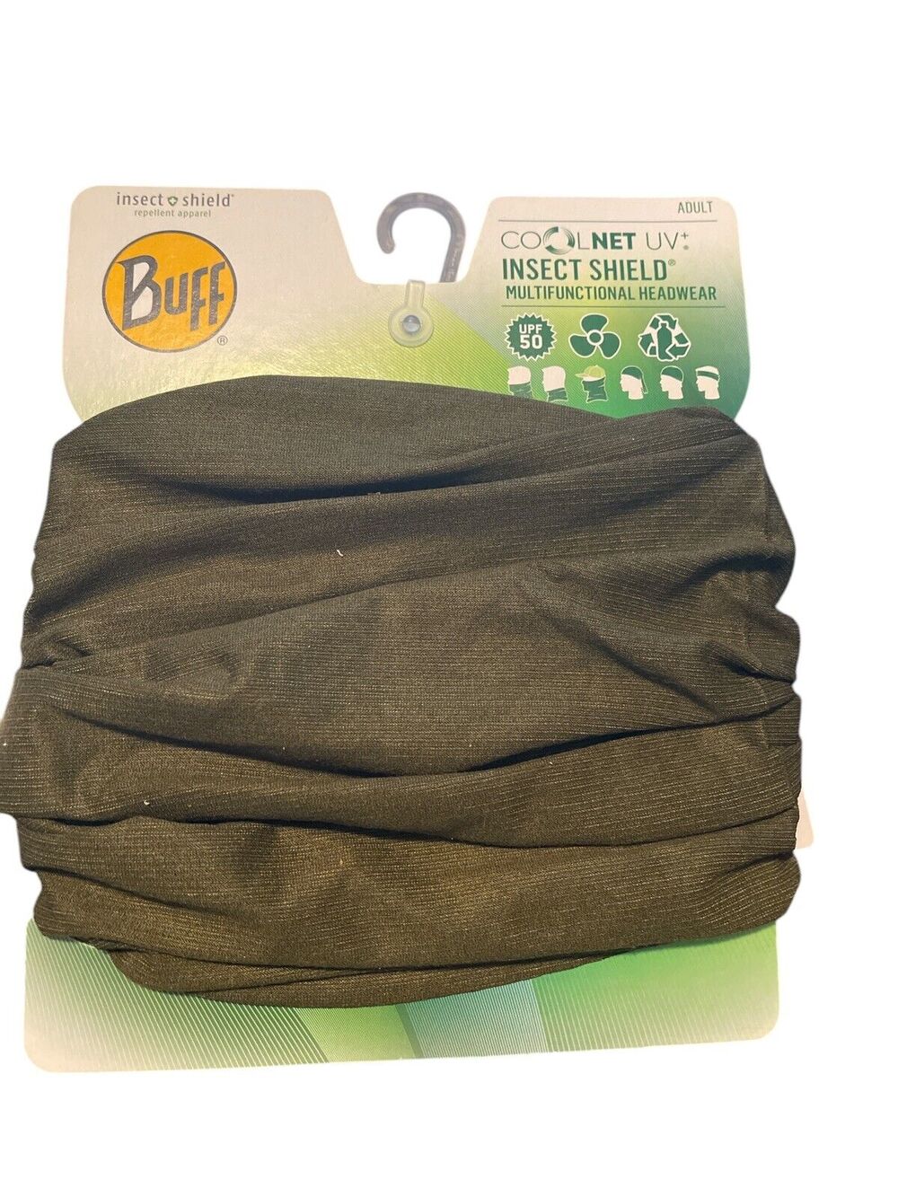 Buff Gaitor Multifunctional Headwear Military Green Coolnet UV Insect Shield
